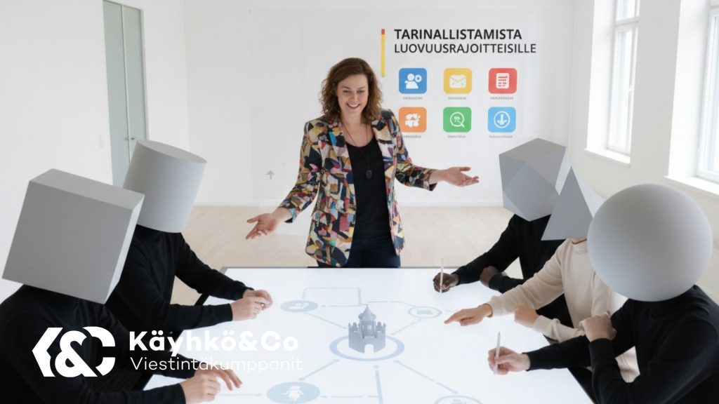 Tarinallistamista luovuusrajoitteisille