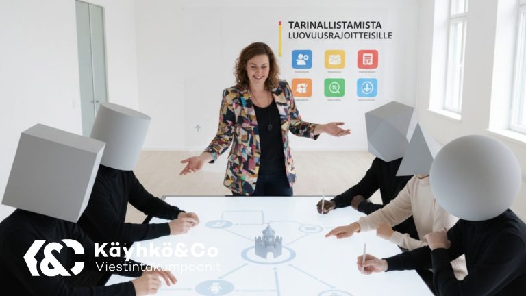 Tarinallistamista luovuusrajoitteisille